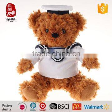 Plush Bear Stuffed Bear Costume Bear Uniform US Navy Bear Personlized Teddy Bear