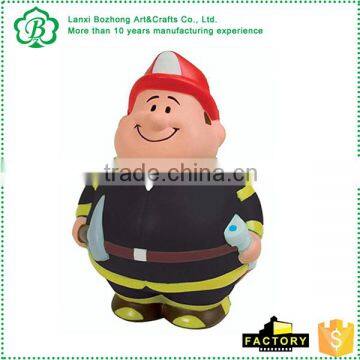 Promotional Fireman Bruce Anti Stress Toy