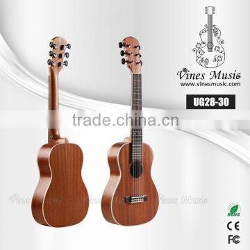 28" inch small size custom sapele wood guitar guilele OEM/wholesale/distribution music instruments