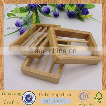 bathroom bamboo soap box for linking water