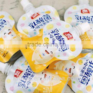 Plastic Spout Bag For Liquid Fruit Juice