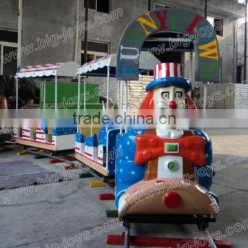 Funny outdoor electric toy train sets,track train for amusement park