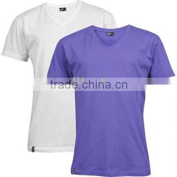 Cheap Single Jersey V-neck Tee (T-shirt)