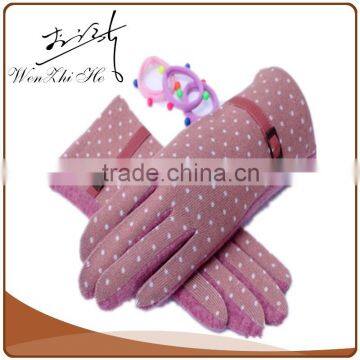 12 Pairs One Pp Embroidery Gloves Touchscreen