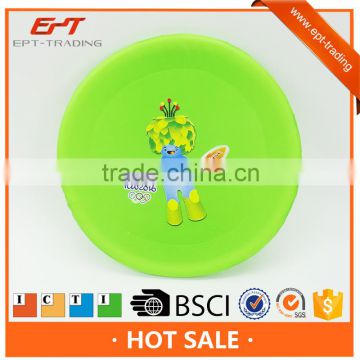 Hot selling folding flying disc game frisbee toy for kids