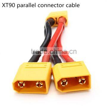 1PC XT90 Female To 2PCS XT90 Male Parallel Connector Cable In RC Hobby