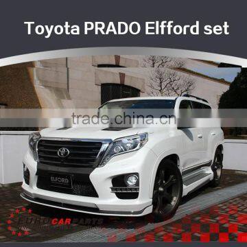 NEWEST FRP Prado elfford body kit fit for Land Crusier Prado FJ150 2014 year up tuning 2015 year style set