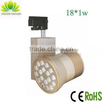 High quality saving heat led track lighting 18w for costumes