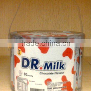 HOT-SALE,DR Chocolate soft Milk Candy/Soft candy in jar