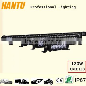 5w led car light bar super slim 120w 24.8'' 3d spot beam curved headlight for offroad,jeep,wrangler