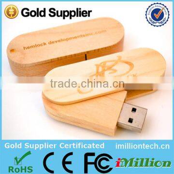 Promotional gift bulk 16gb wood custom usb stick