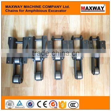China Wearable Chains and Track Shoes for CAT Swamp Buggy Excavator , 40Cr Steel Material, MAXWAY Machine Company photo-3