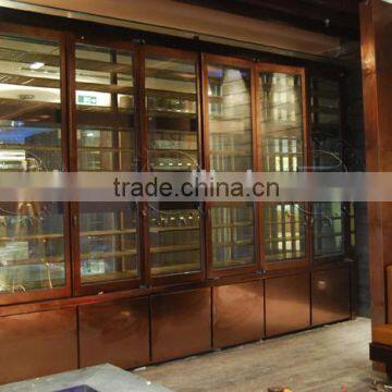 Customized 1000-2000 bottles Wine Bottle Cellar Display Showcase Fridge