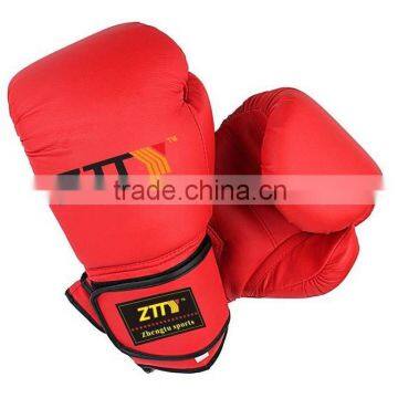 Red cheap grant training custom logo kick boxing gloves