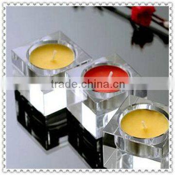 Simple Cheap Customized Crystal Candleholder For Holiday Home Adornment