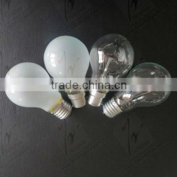 A19 25/40/60/75/100W B22/E27 incandescent bulb