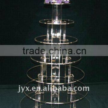 fine acrylic cake display stand