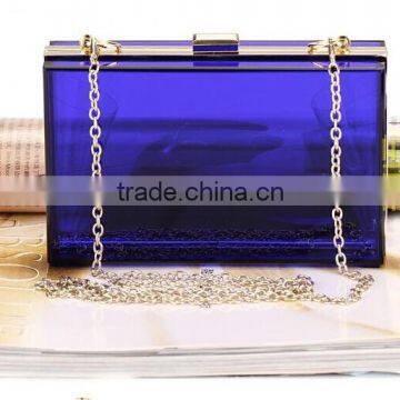 Factory direct sale acrylic clutch box bag