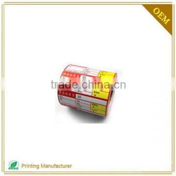 Address Warning Shipping Label Self Adhesive Packaging Labels