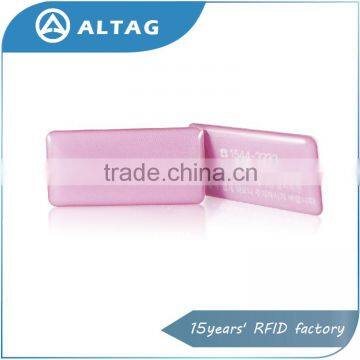 Pink 13.56Mhz ISO14443TYPEA HF RFID NFC Tag