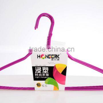 Factory Price Metal Laundry Hanger PE Dipping Wire Hanger photo-3