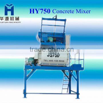 JS750 portable concrete mixer for block making machine
