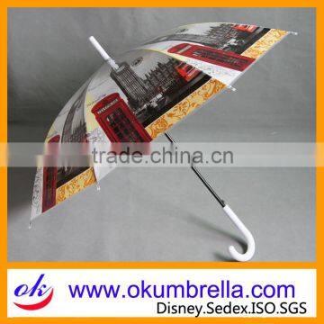 Translucent Umbrella,PE POE PVC Transparent Umbrella With Custom Printing
