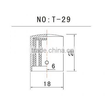 3PCS Gilded Metal Dome Knobs Knurled Barrel for Electric Guitar Parts Gold photo-2