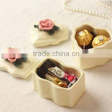 Elegant Ceramic Wedding Favor Boxes Candy Boxes Sweet Boxes photo-2