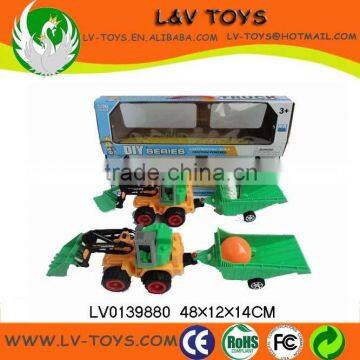 Hot-selling Plastic Trailer Truck Toy,farm Toy Tractors for Kids photo-3