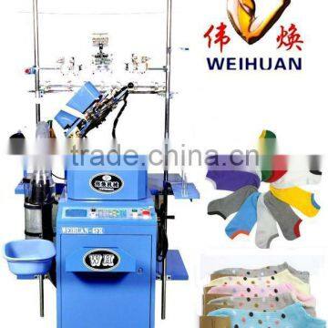 automatic plain socks knitting machine (WH-6F-A1)