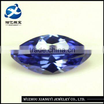 blue gemstone names/5x10mm tanzanite marquise shape cz cubic zirconia gemstone prices