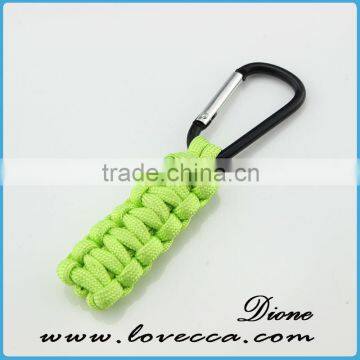 High quality custom keychain with logo outdoor survival paracord keychain