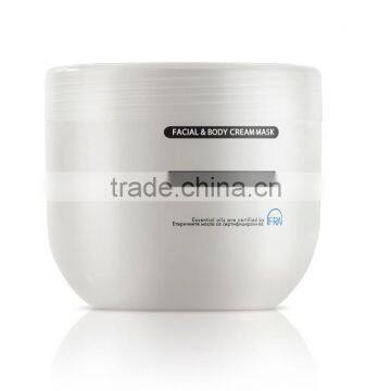 Facial And Body Cream Mask With Bulgarian Rose Oil - 450 ml. Private Label Available. Made in EU