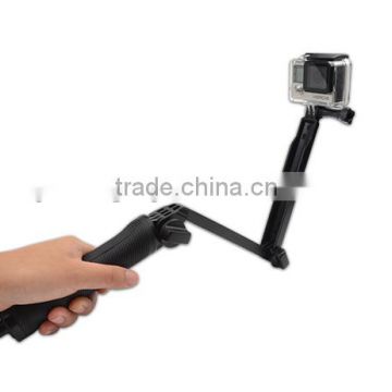 Best Quality Aluminum Extendable Multifunctional 3-Way Gopros Monopod