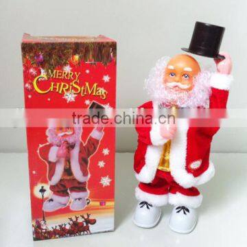 WIggling Leg Action Doll Santa Claus for 2015