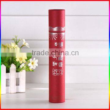 custom red cardboard tube/recycled paper tube package