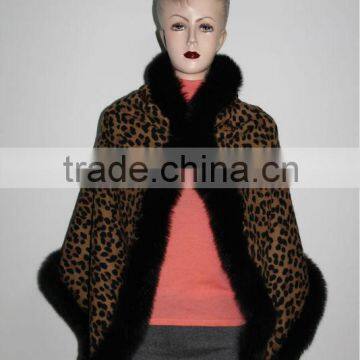 ladies fur printed pashmina shawls wraps