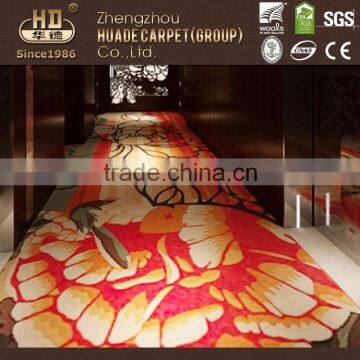 China professional manufacture customized hotel corridor red carpet