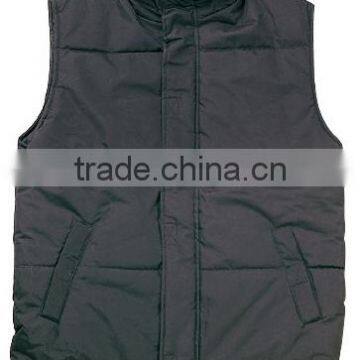 promotional black winter waistcoat