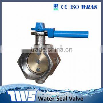 DN50,85,105,150 PN16 Cast Iron Handle Lever Wafer Butterfly Valves