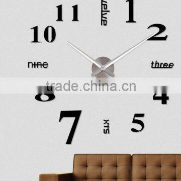 Excellent Luxury DIY 3D Wall Clock Mirror Stickers Watch! photo-6