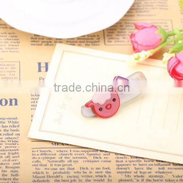 New arrival acrylic hair accessories resin small hair duck clip sweet children bobby pin animal barrette