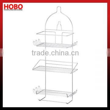 3 Tiers Iron Chrome Plated Shower Caddy