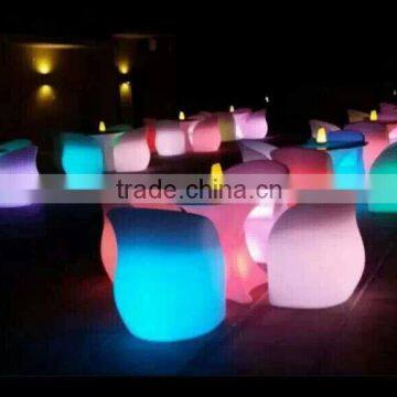 PE Material Rotational Moulding Plastic Rechargeable LED Light Cube/LED SOFA/LED Furniture photo-6