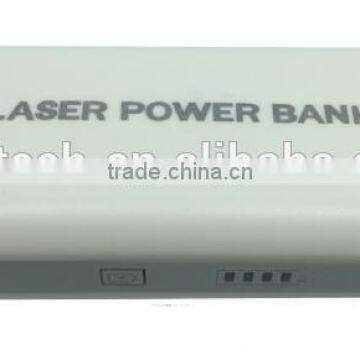 Best selling 2016 latest product 5200 mAh Power bank with laser light