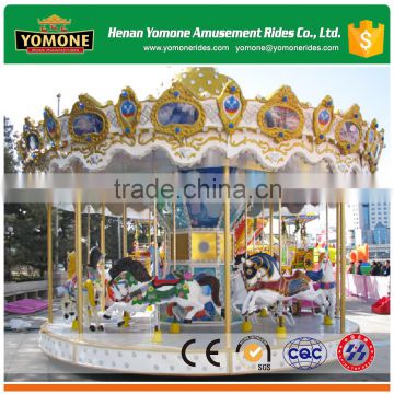 Park funny attraction of amusement products merry go round/carousel horse ride for sale