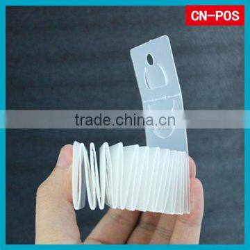 plastic supermarket hang strip for displaying