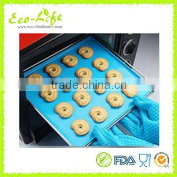 New Grilled Green Rectangular Shape Silicone Swiss Cake Mat Chocolate Rolls Sushi Mold Pizza Baking Pan Dough Roller For Baking photo-3