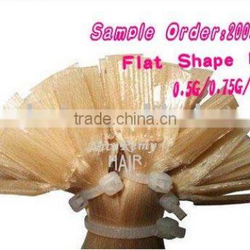 Pre-Bonded Flat shape hair extension